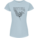 Long Live Rock n Roll Angel Womens Petite Cut T-Shirt Light Blue
