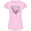 Long Live Rock n Roll Angel Womens Petite Cut T-Shirt Light Pink