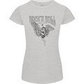Long Live Rock n Roll Angel Womens Petite Cut T-Shirt Sports Grey