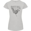Long Live Rock n Roll Angel Womens Petite Cut T-Shirt Sports Grey