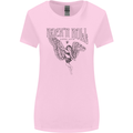 Long Live Rock n Roll Angel Womens Wider Cut T-Shirt Light Pink