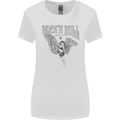 Long Live Rock n Roll Angel Womens Wider Cut T-Shirt White