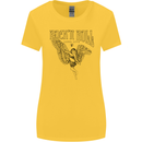 Long Live Rock n Roll Angel Womens Wider Cut T-Shirt Yellow