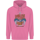 Long Live Rock n Roll Heavy Metal Guitar Childrens Kids Hoodie Azalea