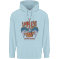 Long Live Rock n Roll Heavy Metal Guitar Childrens Kids Hoodie Light Blue