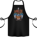 Long Live Rock n Roll Heavy Metal Guitar Cotton Apron 100% Organic Black