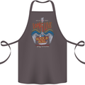 Long Live Rock n Roll Heavy Metal Guitar Cotton Apron 100% Organic Dark Grey