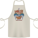Long Live Rock n Roll Heavy Metal Guitar Cotton Apron 100% Organic Natural
