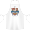Long Live Rock n Roll Heavy Metal Guitar Cotton Apron 100% Organic White