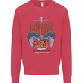 Long Live Rock n Roll Heavy Metal Guitar Kids Sweatshirt Jumper Heliconia