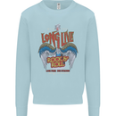 Long Live Rock n Roll Heavy Metal Guitar Kids Sweatshirt Jumper Light Blue