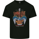 Long Live Rock n Roll Heavy Metal Guitar Kids T-Shirt Childrens Black