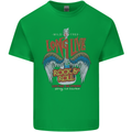 Long Live Rock n Roll Heavy Metal Guitar Kids T-Shirt Childrens Irish Green
