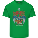 Long Live Rock n Roll Heavy Metal Guitar Kids T-Shirt Childrens Irish Green