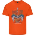 Long Live Rock n Roll Heavy Metal Guitar Kids T-Shirt Childrens Orange
