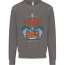 Long Live Rock n Roll Heavy Metal Guitar Mens Sweatshirt Jumper Charcoal
