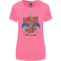 Long Live Rock n Roll Heavy Metal Guitar Womens Wider Cut T-Shirt Azalea
