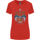 Long Live Rock n Roll Heavy Metal Guitar Womens Wider Cut T-Shirt Red