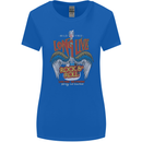 Long Live Rock n Roll Heavy Metal Guitar Womens Wider Cut T-Shirt Royal Blue