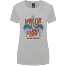 Long Live Rock n Roll Heavy Metal Guitar Womens Wider Cut T-Shirt Sports Grey