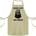 Long Live the Beard Cotton Apron 100% Organic Khaki
