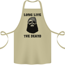 Long Live the Beard Cotton Apron 100% Organic Khaki