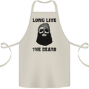 Long Live the Beard Cotton Apron 100% Organic Natural