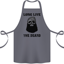 Long Live the Beard Cotton Apron 100% Organic Steel