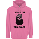Long Live the Beard Mens 80% Cotton Hoodie Azelea