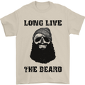 Long Live the Beard Mens T-Shirt Cotton Gildan Sand