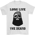 Long Live the Beard Mens T-Shirt Cotton Gildan White