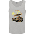 Long Way Home Motorcycle Chopper Biker Mens Vest Tank Top Sports Grey