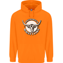 Longhorns is What I Like Cow Cattle Childrens Kids Hoodie Orange