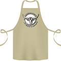 Longhorns is What I Like Cow Cattle Cotton Apron 100% Organic Khaki