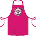 Longhorns is What I Like Cow Cattle Cotton Apron 100% Organic Pink