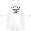 Longhorns is What I Like Cow Cattle Cotton Apron 100% Organic White