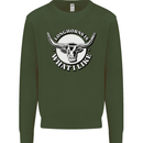 Longhorns is What I Like Cow Cattle Kids Sweatshirt Jumper Forest Green