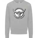 Longhorns is What I Like Cow Cattle Kids Sweatshirt Jumper Sports Grey