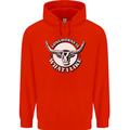 Longhorns is What I Like Cow Cattle Mens 80% Cotton Hoodie Bright Red