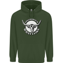 Longhorns is What I Like Cow Cattle Mens 80% Cotton Hoodie Forest Green