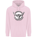 Longhorns is What I Like Cow Cattle Mens 80% Cotton Hoodie Light Pink