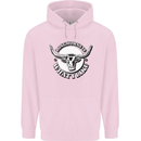 Longhorns is What I Like Cow Cattle Mens 80% Cotton Hoodie Light Pink
