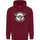 Longhorns is What I Like Cow Cattle Mens 80% Cotton Hoodie Maroon