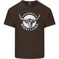 Longhorns is What I Like Cow Cattle Mens Cotton T-Shirt Tee Top Dark Chocolate