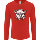 Longhorns is What I Like Cow Cattle Mens Long Sleeve T-Shirt Red
