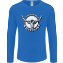 Longhorns is What I Like Cow Cattle Mens Long Sleeve T-Shirt Royal Blue