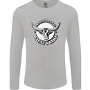 Longhorns is What I Like Cow Cattle Mens Long Sleeve T-Shirt Sports Grey