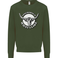 Longhorns is What I Like Cow Cattle Mens Sweatshirt Jumper Forest Green