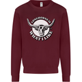 Longhorns is What I Like Cow Cattle Mens Sweatshirt Jumper Maroon