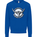 Longhorns is What I Like Cow Cattle Mens Sweatshirt Jumper Royal Blue